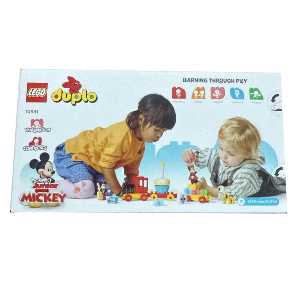 LEGO DUPLO 10941 Disney Mickey & Minnie Birthday Train Set 22 Pc New Sealed